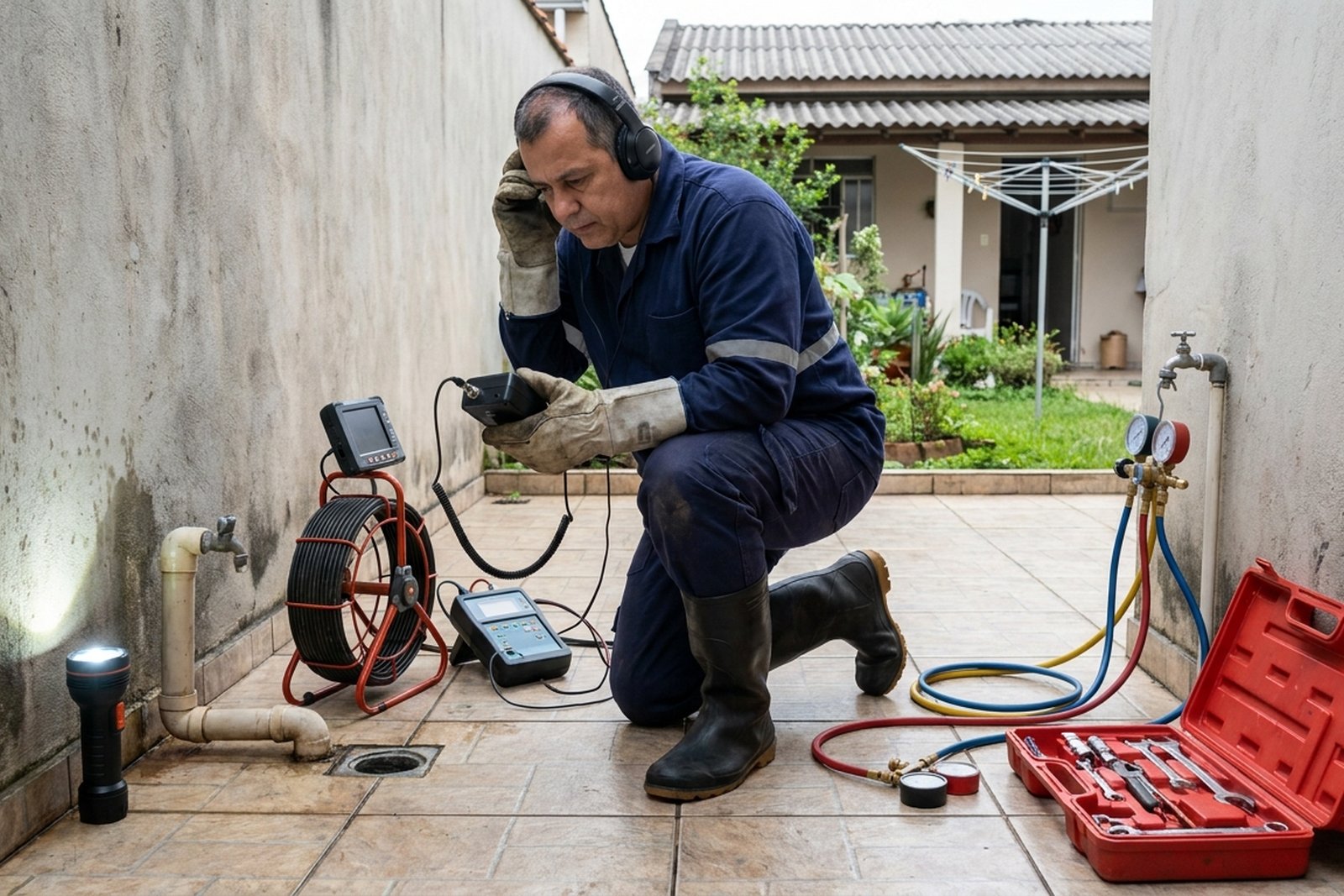 Detecção de Vazamento de Esgoto em Indaiatuba‑SP